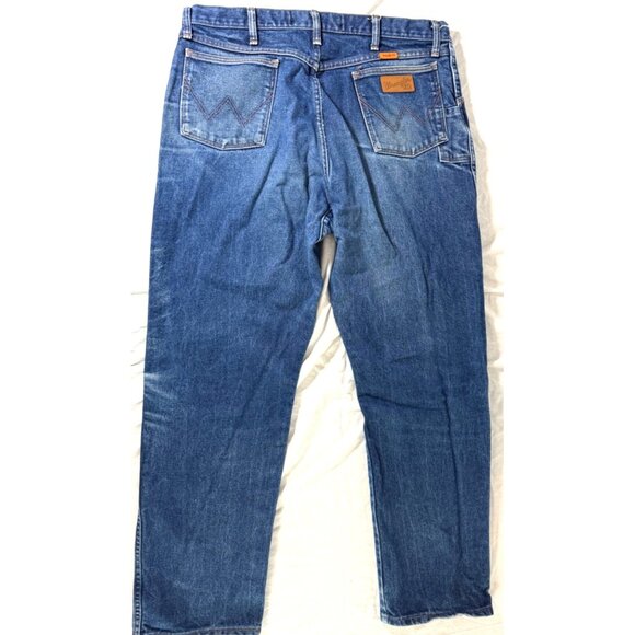 Wrangler FR Flame Resistant Relaxed Fit Jeans 38x32 HRC2 Arc Rating 23.8 ATPV Bl - Picture 2 of 7